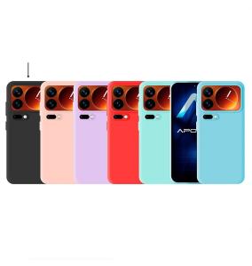 Funda Silicona Suave Para Xiaomi Mi 17 Pro negro