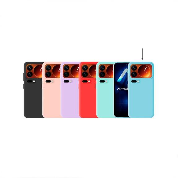 Funda Silicona Suave Para Xiaomi Mi 17T en azul