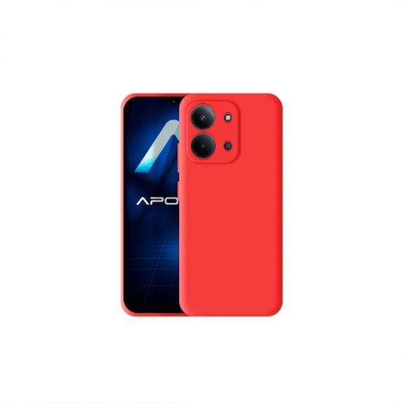 Funda Silicona Suave Para Xiaomi Redmi 15C 5G Rojo