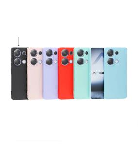 Funda Silicona Suave para Xiaomi Redmi Note 13 Pro negro