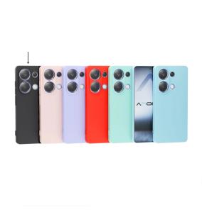 Funda Silicona Suave para Xiaomi Redmi Note 14 5G negro