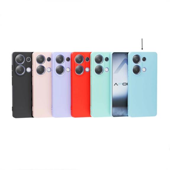 Funda Silicona Suave para Xiaomi Redmi Note 14 Pro 5G azul