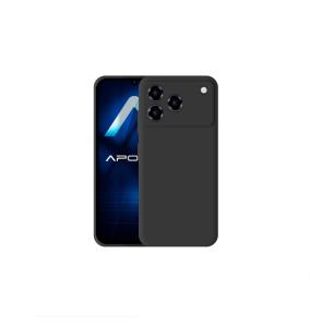 Funda Silicona Suave Para Zte A76 Negro