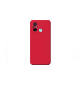 Funda silicona suave Xiaomi Redmi 12C / 11A en color Rojo