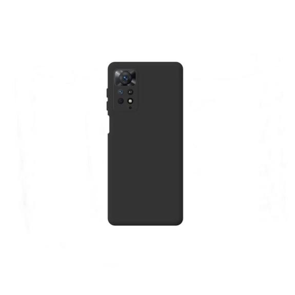 Funda silicona suave Xiaomi Redmi Note 11 4G en color negro