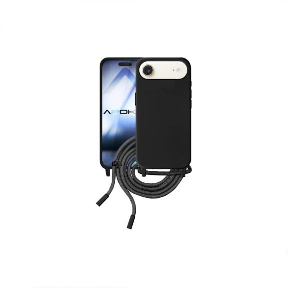 Funda suave con Cordon para iPhone 17 Air negro