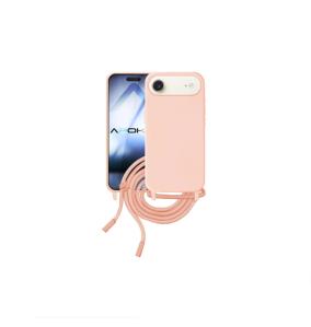 Funda suave con Cordon para iPhone 17 Air rosa