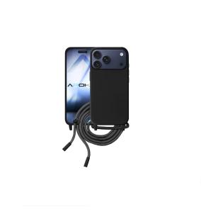 Funda suave con Cordon para iPhone 17 Pro negro