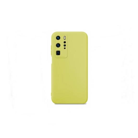 Funda suave para Huawei P40 Pro amarillo