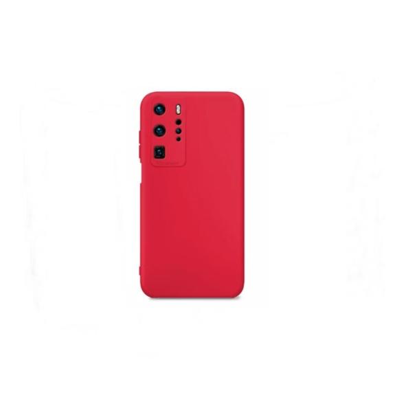 Funda suave para Huawei P50 Pro rojo