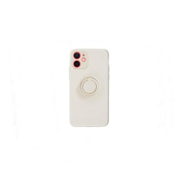 Funda suave para iPhone 12 Mini blanco