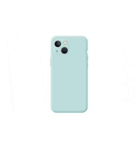 Funda suave 3D para iPhone 13 azul turquesa