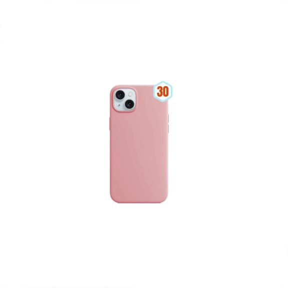 Funda suave para iPhone 13 rosa