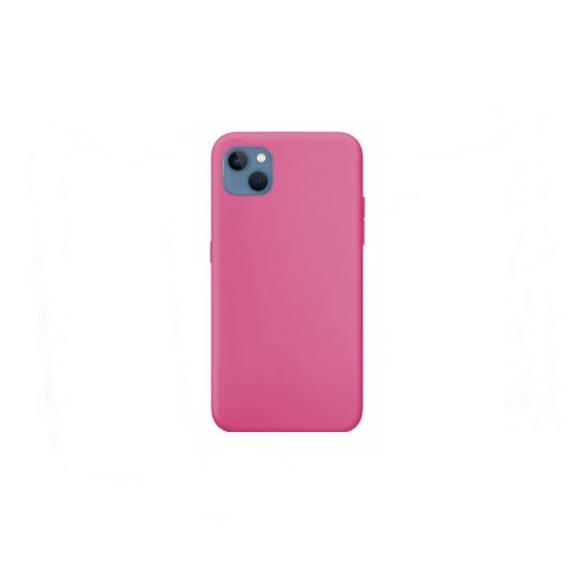 Funda suave para iPhone 14 Plus rosa