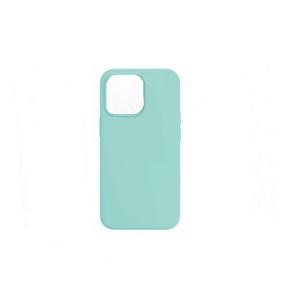 Funda suave para iPhone 14 Pro Max azul turquesa