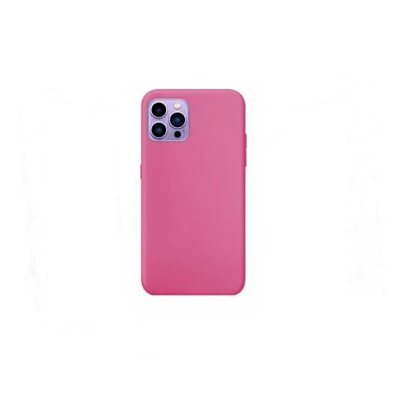 Funda suave para iPhone 14 Pro Max rosa