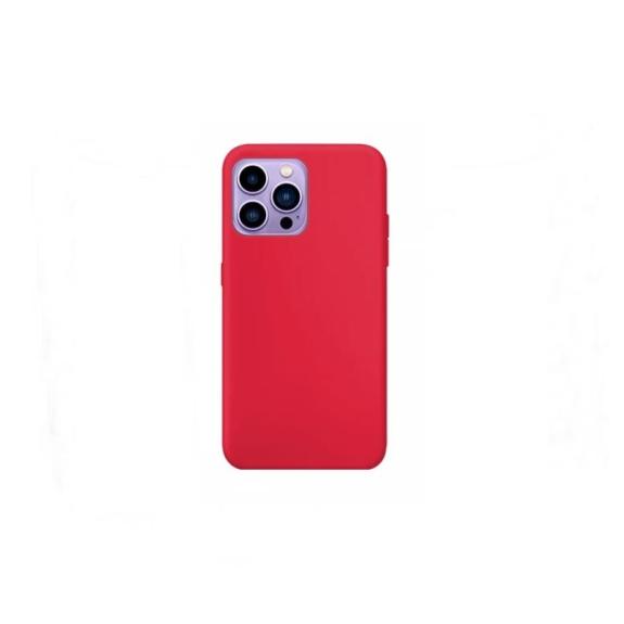 Funda suave para iPhone 14 Pro rojo