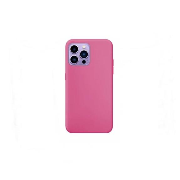 Funda suave para iPhone 14 Pro rosa