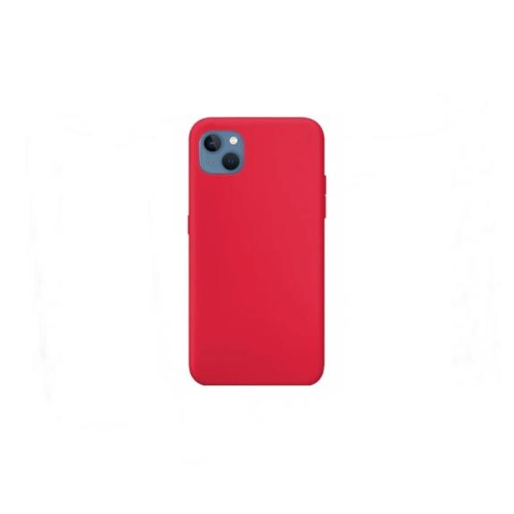 Funda suave para iPhone 14 rojo