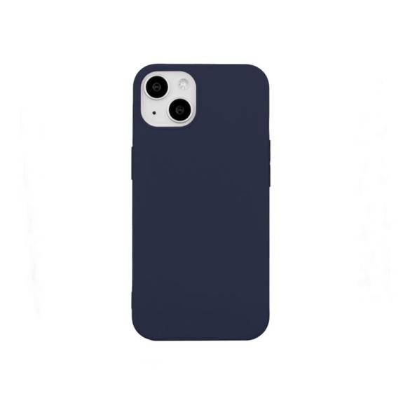 Funda suave para iPhone 15 azul