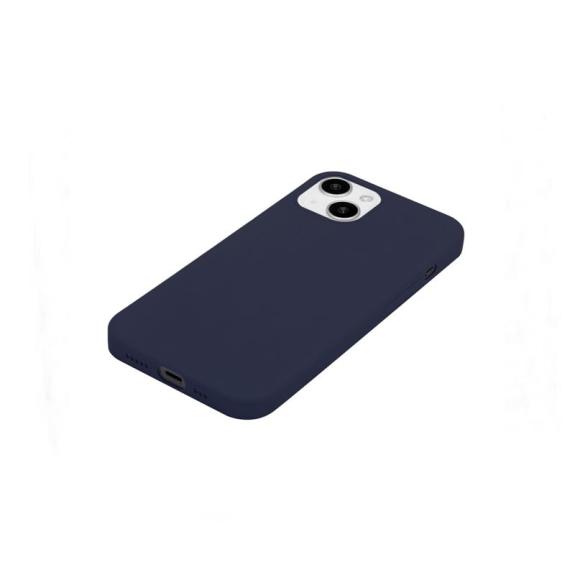 Funda suave para iPhone 15 azul