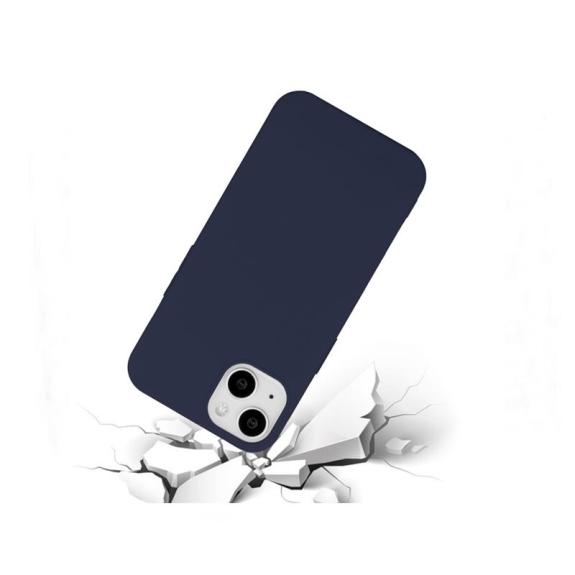 Funda suave para iPhone 15 azul