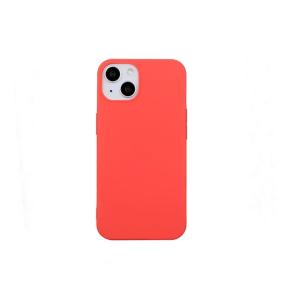 Funda suave para iPhone 15 Plus rojo