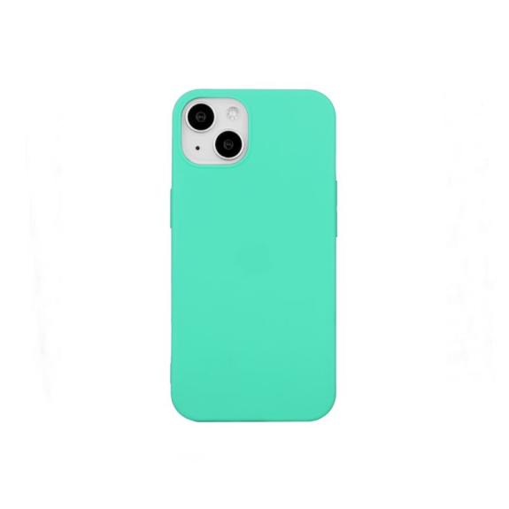 Funda suave para iPhone 15 Plus verde