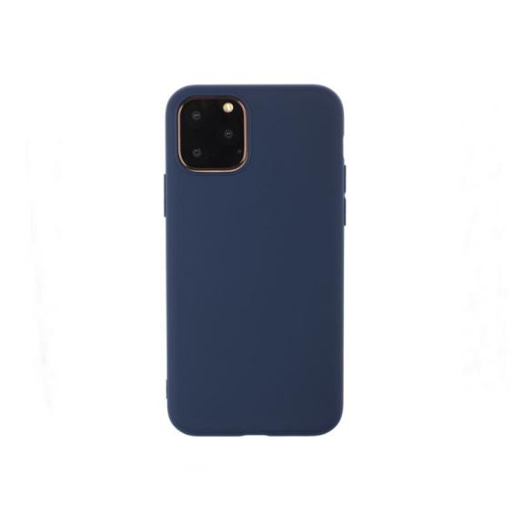 Funda suave para iPhone 15 Pro azul