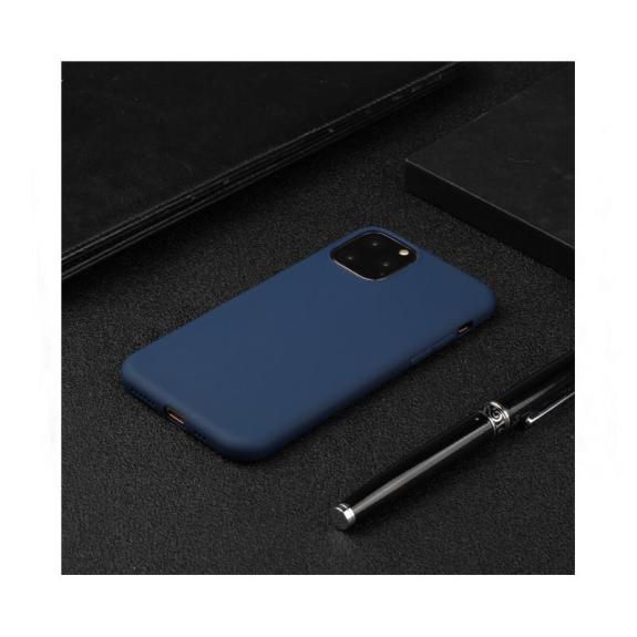 Funda suave para iPhone 15 Pro azul