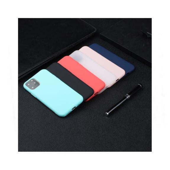 Funda suave para iPhone 15 Pro azul