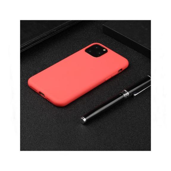 Funda suave para iPhone 15 Pro Max rojo