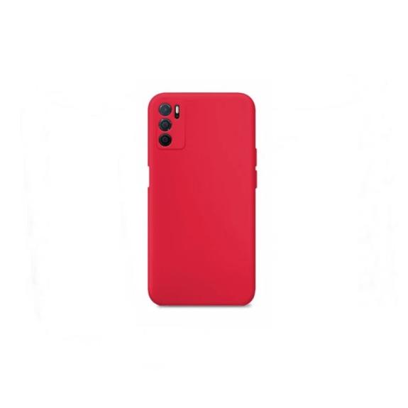 Funda suave para Oppo A16 / A16S / A53S 5G rojo