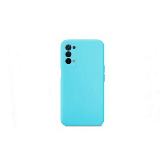 Funda suave para Oppo A54 5G / A74 5G azul turquesa