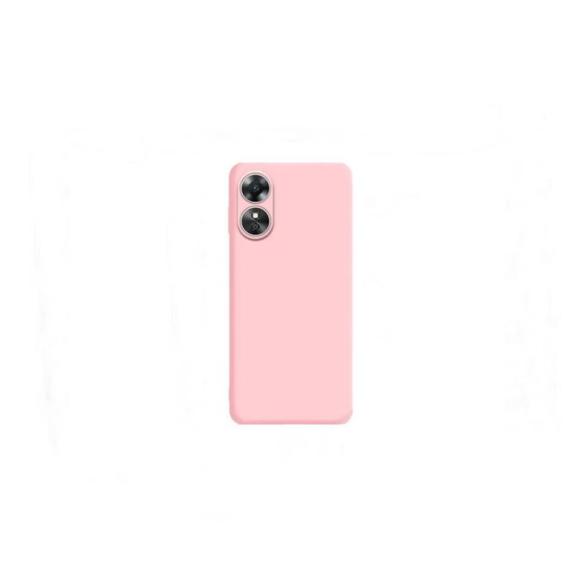 Funda suave para Oppo A58 / A78 rosa