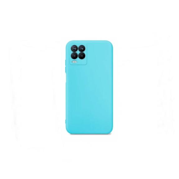 Funda suave para Realme 8 turquesa