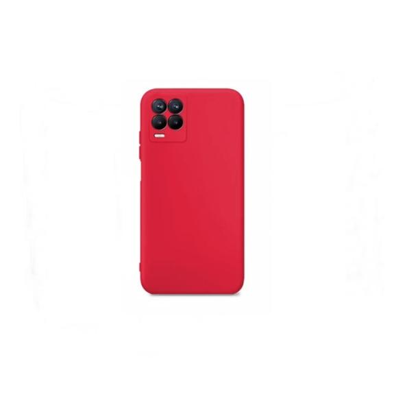 Funda suave para Realme 8I rojo