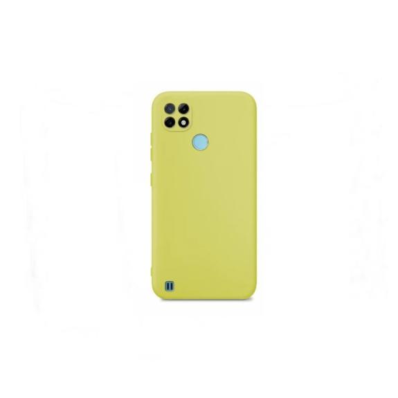 Funda suave para Realme C21Y / C25Y amarillo