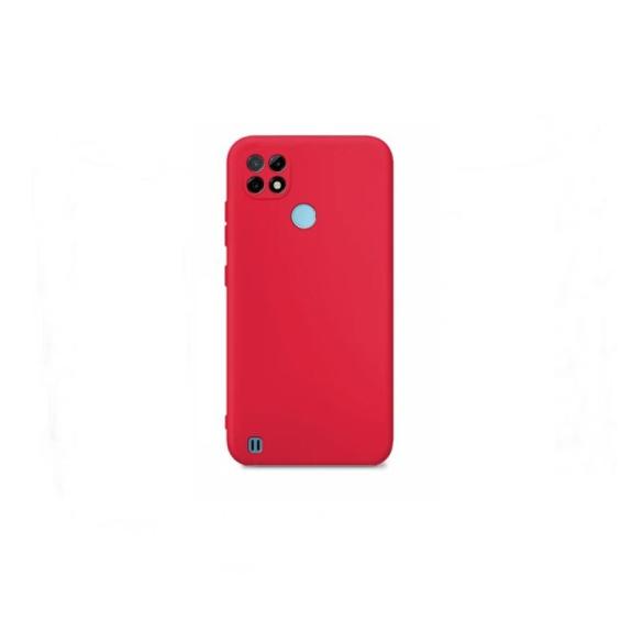 Funda suave para Realme C21Y / C25Y rojo