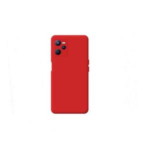 Funda suave para Realme C35 rojo