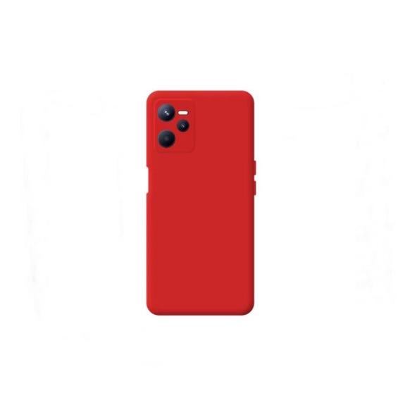 Funda suave para Realme C35 rojo