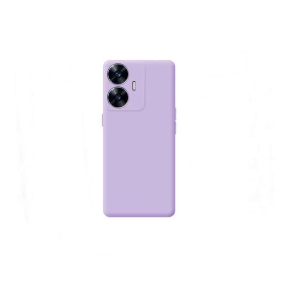 Funda suave para Realme C55 morado