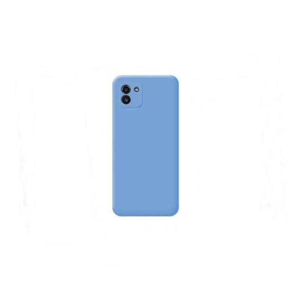 Funda suave para Samsung Galaxy A03 azul