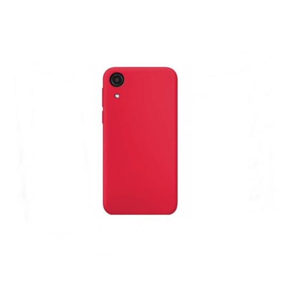 Funda suave para Samsung Galaxy A03 Core rojo