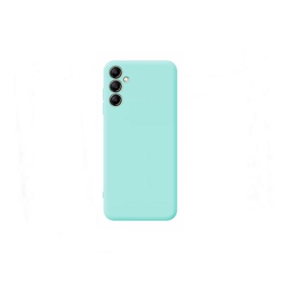 Funda suave para Samsung Galaxy A14 5G azul turquesa