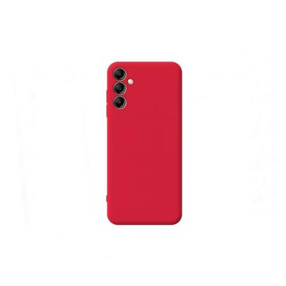 Funda suave para Samsung Galaxy A14 5G rojo