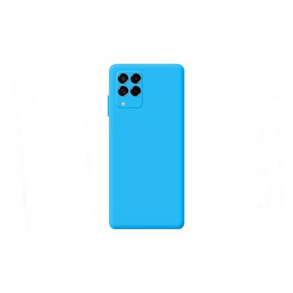 Funda suave para Samsung Galaxy M53 5G azul