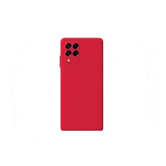 Funda suave para Samsung Galaxy M53 5G rojo