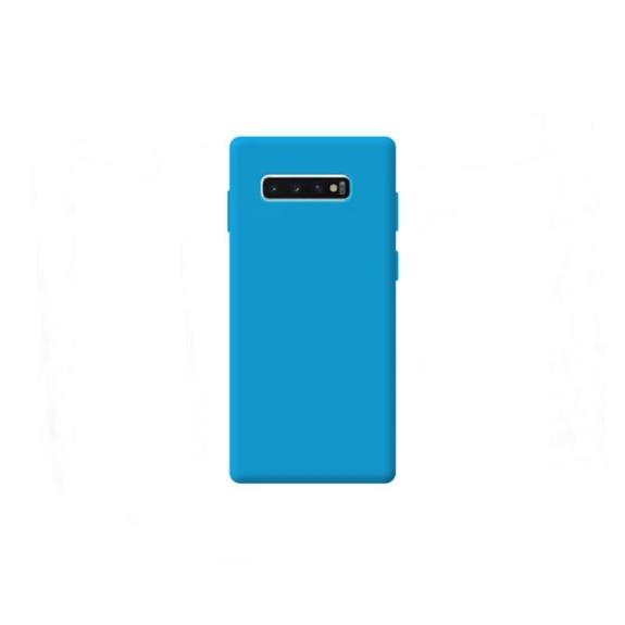 Funda suave para Samsung Galaxy S10 azul