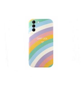 Funda suave para Samsung Galaxy S21 FE arcoiris